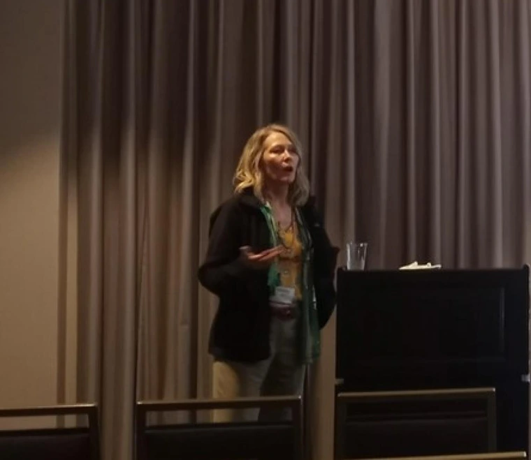 Melanie Coates presents at the Western Regional Noyce Conference 2022