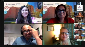 Dr. Alvarez, Dr. Reyes, Dr. Cindy Trejo, Dr Jesus Jaime Diaz in Zoom